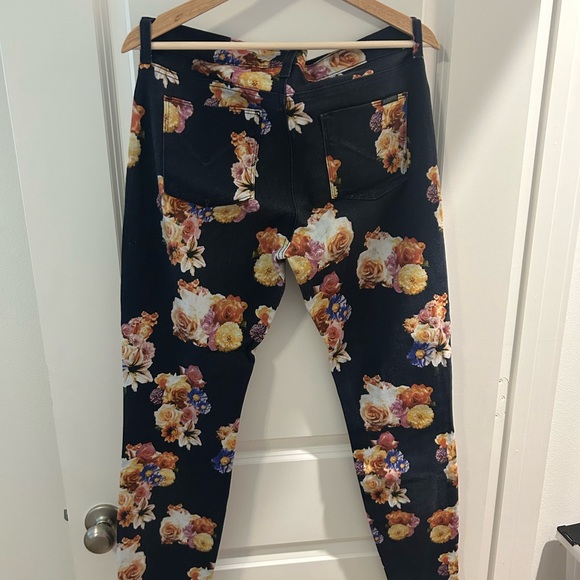 Hudson black  Floral jeans - Picture 3 of 3